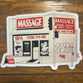 11th Ave Massage Sticker